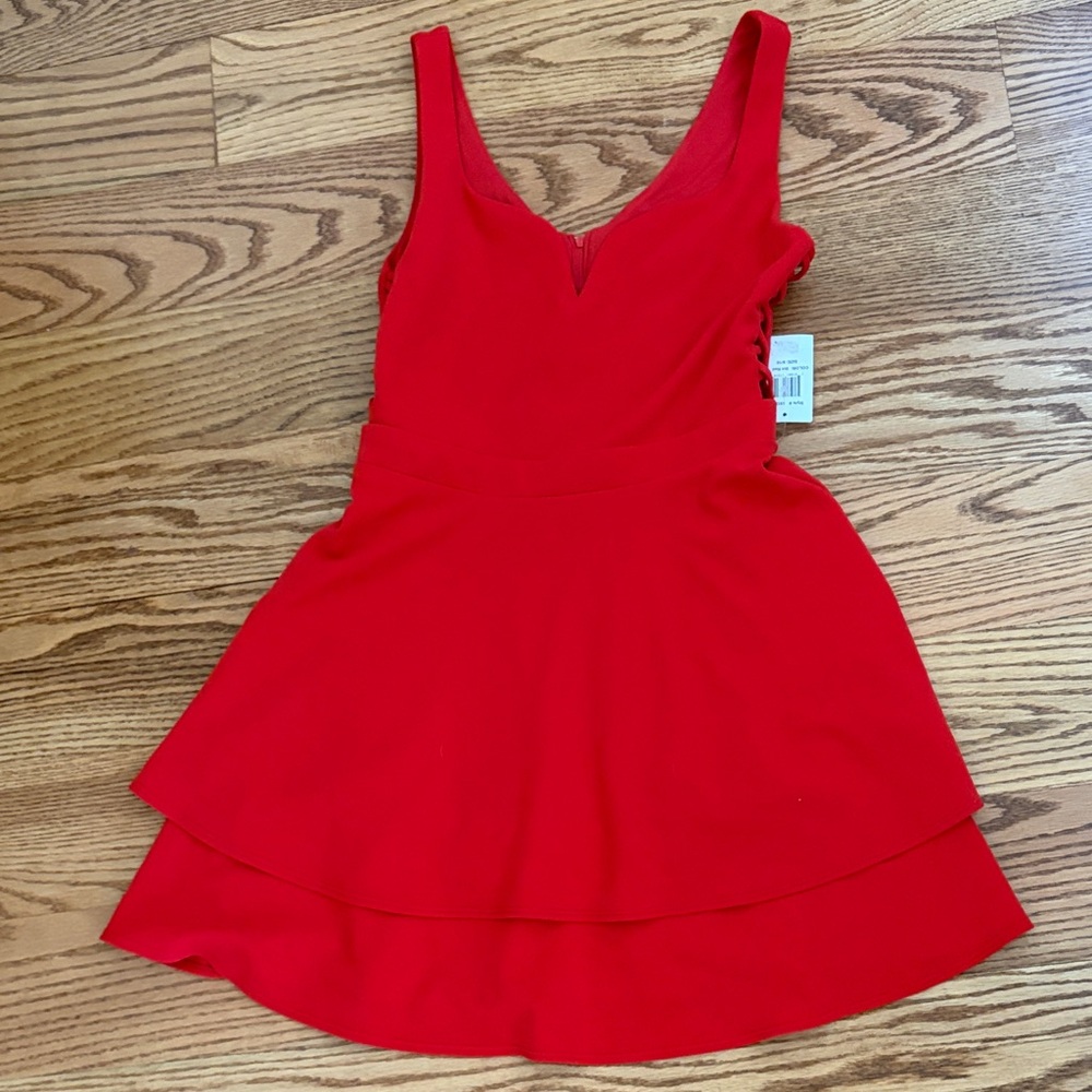 B Darlin Scarlet Sleeveless Mini Dress